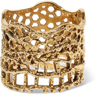 Aurélie Bidermann Lace Gold-plated Ring