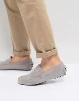 Thumbnail for your product : Pier 1 Imports Moccasin Drivers In Grey Suede