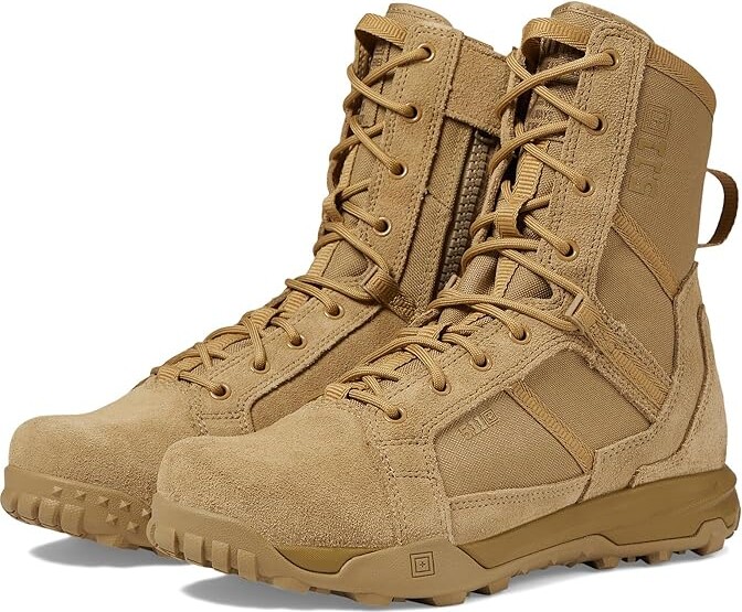 5.11 Tactical A/T 8 Arid Men's Work Lace-up Boots Coyote : 7 M, Suede
