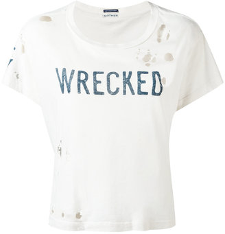 Mother Wrecked T-shirt - women - Cotton - M