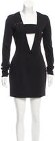 Thumbnail for your product : Anthony Vaccarello Long Sleeve Mini Dress w/ Tags