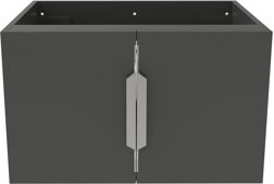 CastelloUSA Alpine 24" Wall Mounted Single Bathroom Vanity Base