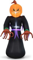 Thumbnail for your product : Tangkula 6.5 FT Halloween Inflatable Pumpkin Reaper Giant Blow up Ghost Decoration w/Pumpkin Face Built-in Lights Ground Stakes