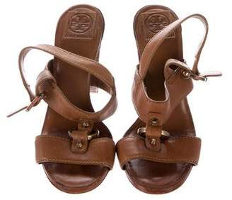 Tory Burch Leather Slingback Sandals