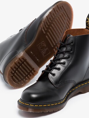 Dr. Martens Black 101 vintage leather ankle boots