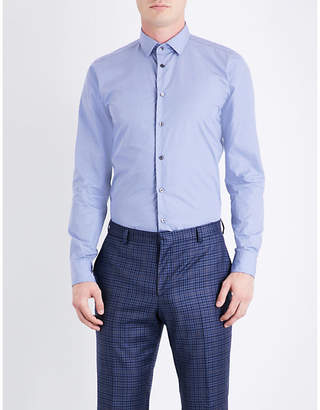 Richard James Contemporary-fit cotton-poplin shirt