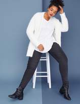 Thumbnail for your product : Lane Bryant Textured Fuzzy Sweater Overpiece
