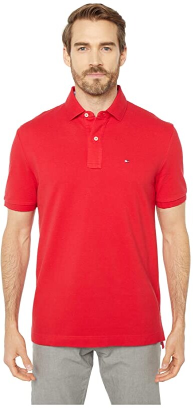 Tommy Hilfiger Polo Shirts Red | Shop the world's largest 