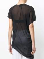 Thumbnail for your product : Lost & Found Ria Dunn draped sheer T-shirt