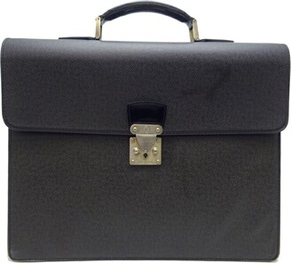 Louis Vuitton Taïga Anton Briefcase - Black Briefcases, Bags - LOU425954