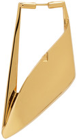Balenciaga - Boucle d'oreille dorée Wrap Right Buckle