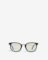 Thumbnail for your product : Express Round Blue Light Blocking Reader Eyeglasses