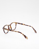 Thumbnail for your product : Quay Eyewear Australia Quay blue light round glasses in tortoise shell