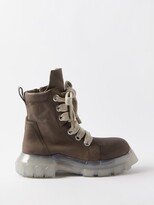 Thumbnail for your product : Rick Owens Bozo Tractor Leather Boots