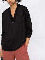 Thumbnail for your product : Brunello Cucinelli fine-knit V-neck top