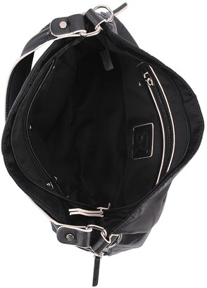 Sondra Roberts Nylon Grommet Shoulder Bag