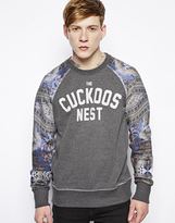 Thumbnail for your product : Cuckoos Nest Sweatshirt with Sistine Print Sleeves