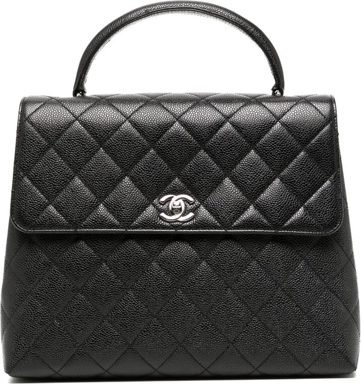 Chanel Timeless Classique Top Handle leather handbag - ShopStyle