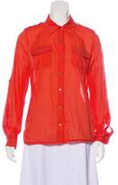 Thumbnail for your product : Tory Burch Long Sleeve Button-Up Shirt
