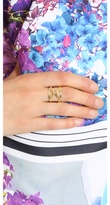 Thumbnail for your product : Jacquie Aiche JA Twisted V Ring