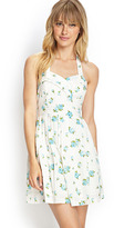 Thumbnail for your product : LOVE21 LOVE 21 Floral Print Halter Dress