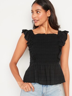 old navy ruffle top