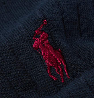 Polo Ralph Lauren Three-Pack Stretch Cotton-Blend Socks
