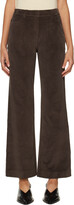 Thumbnail for your product : AMOMENTO Brown Flared Trousers