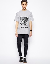 Thumbnail for your product : Cheap Monday T-Shirt with Life Crew Print