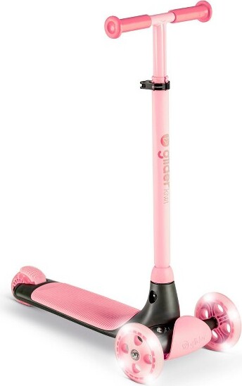 Yvolution Y Glider Kiwi 3 Wheel Kick Scooter with Light-Up Wheels ...