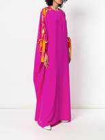 Thumbnail for your product : Emilio Pucci lace-up sleeves kaftan dress