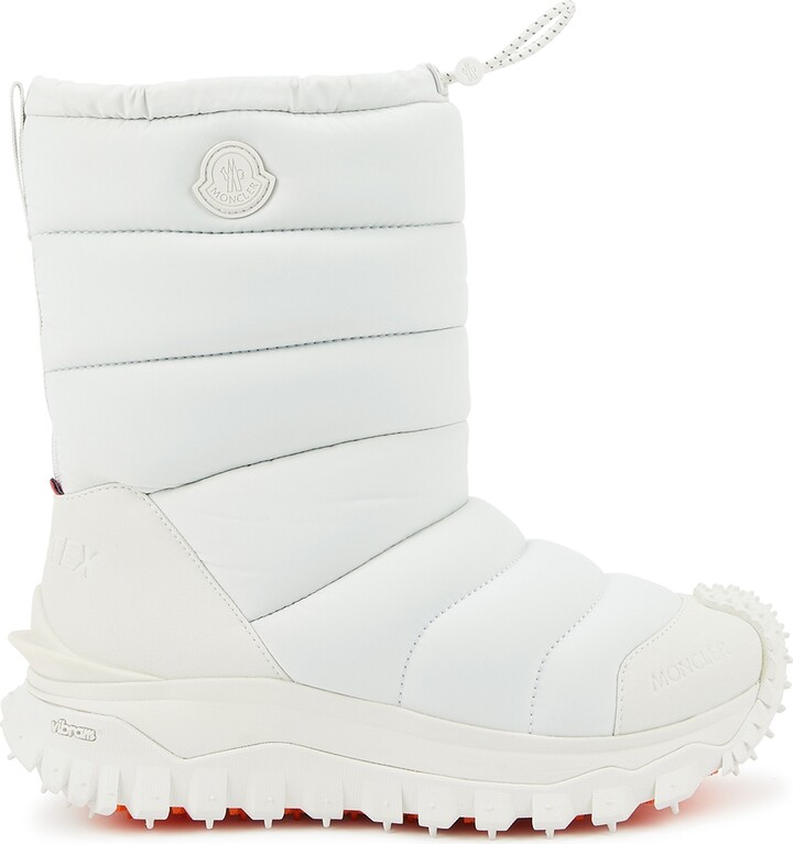 Moncler Après Trail Quilted Nylon Snow Boots - White - 7 - ShopStyle