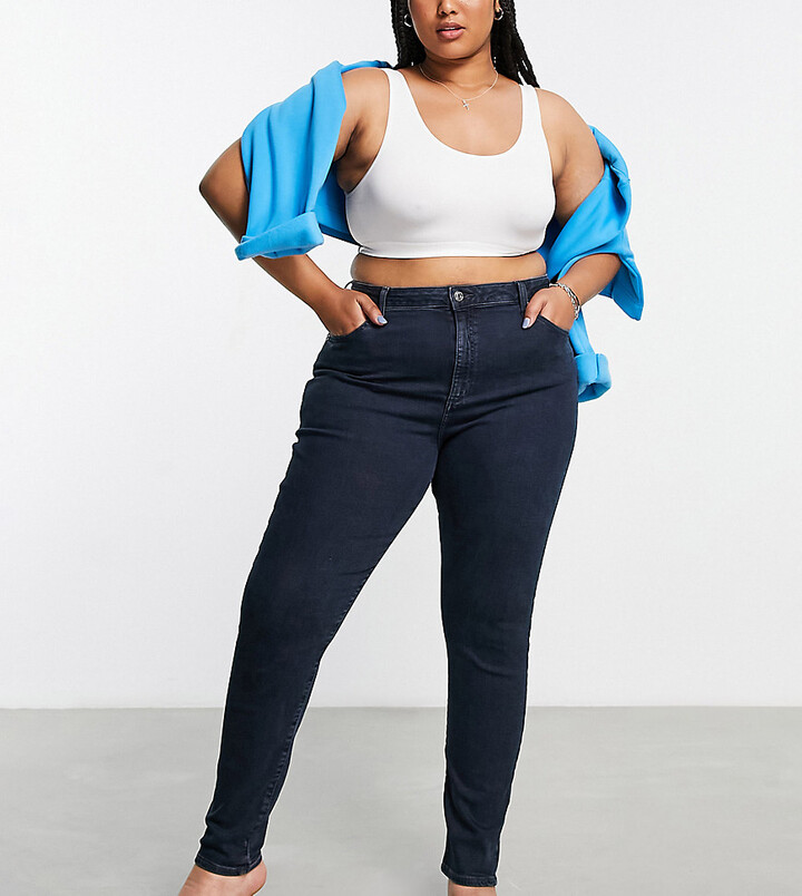 ASOS Curve Women's Blue Jeans | ShopStyle