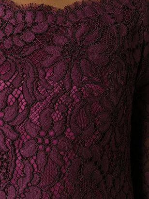 Dolce & Gabbana floral lace mini dress
