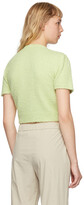 Thumbnail for your product : AMOMENTO Green Nylon Short Sleeve Cardigan
