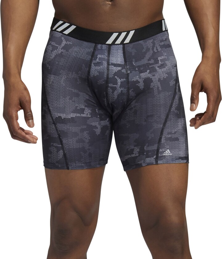 adidas Sport Performance Mesh Boxer Brief Underwear 3-Pack  (Black/Onix/Clear Grey Onix/Black/Clear Grey Black) Men's Underwear -  ShopStyle