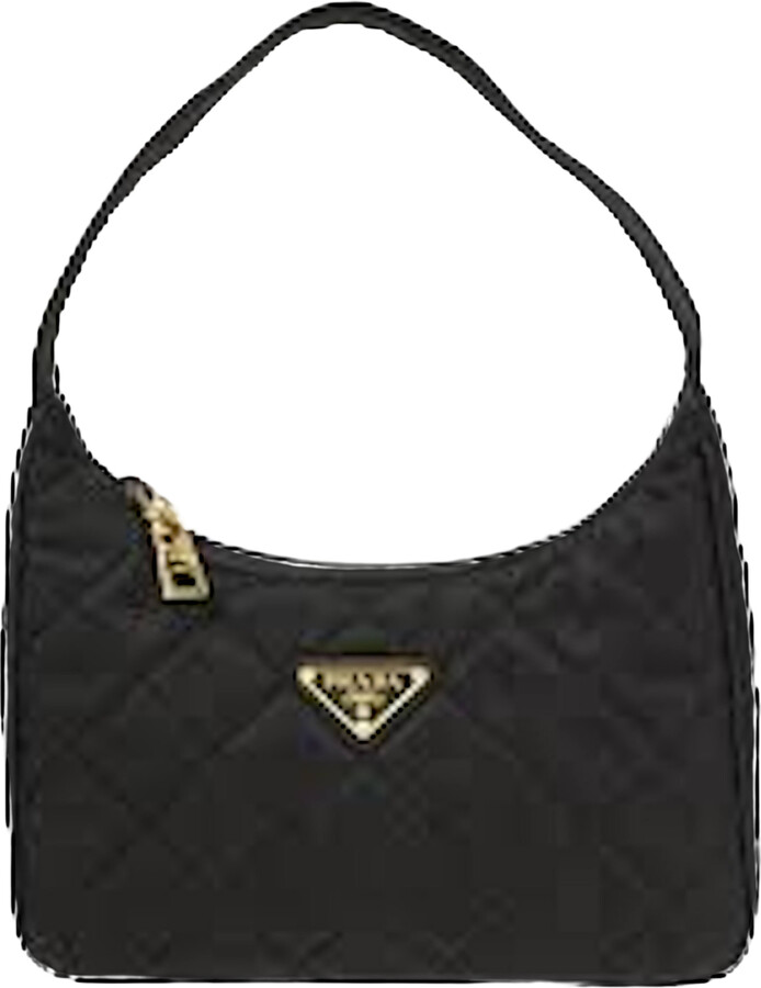 Prada Re-edition 2000 Mini Shoulder Bag in Black