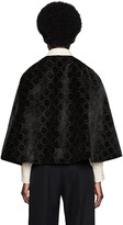 Thumbnail for your product : Gucci GG velvet cape