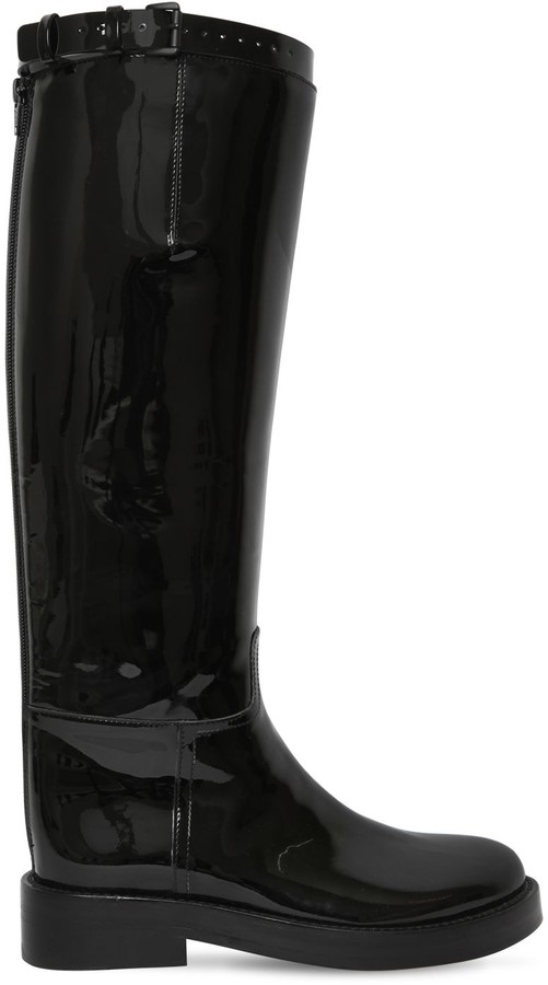 Ann Demeulemeester 40mm Patent Leather Riding Boots ShopStyle
