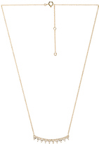 Thumbnail for your product : Ef Collection Multi Triangle Crescent Necklace