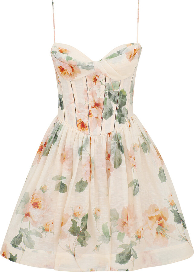 Zimmermann Carousel Corset Mini Dress