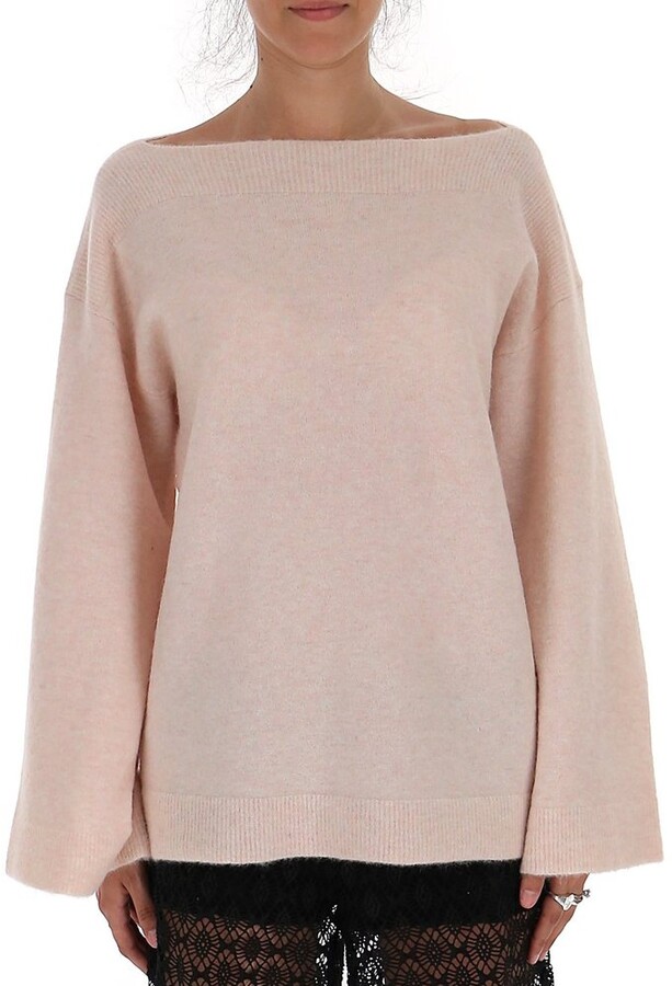 jumper with flared sleeves