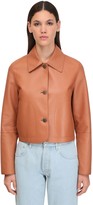 Thumbnail for your product : Loewe Cropped Leather Jacket