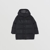 Thumbnail for your product : Burberry Childrens Detachable Hood Horseferry Print Puffer Coat