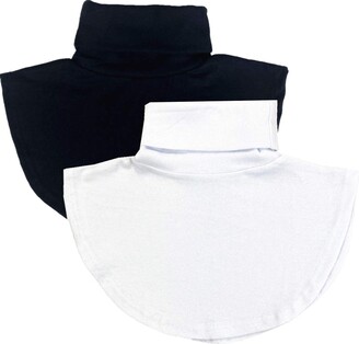 Mesoar Women's Turtleneck Dickey False Fake Collar Shirt Half Top Blouse  Collar Turtleneck Shoulder Cover - ShopStyle