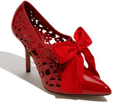 Thumbnail for your product : Moschino Cheap & Chic Cutout Patent Leather Pump