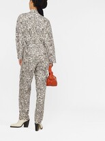 Thumbnail for your product : MARANT ÉTOILE Kendra printed belted jumpsuit