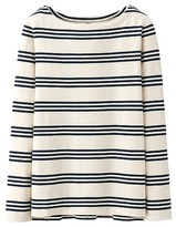 Thumbnail for your product : Uniqlo WOMEN Striped Boat Neck Long Sleeve T