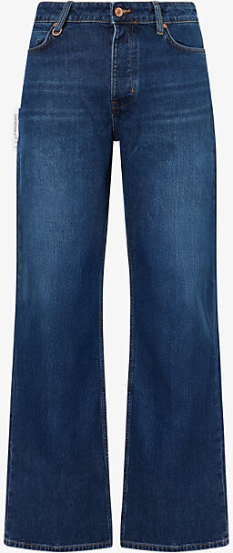 Neuw Mens Vintage Indigo Julian Flare Archer Denim Jeans 31/32