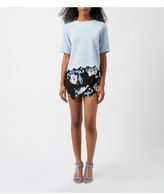 Thumbnail for your product : New Look Black Floral Print Wrap Skort
